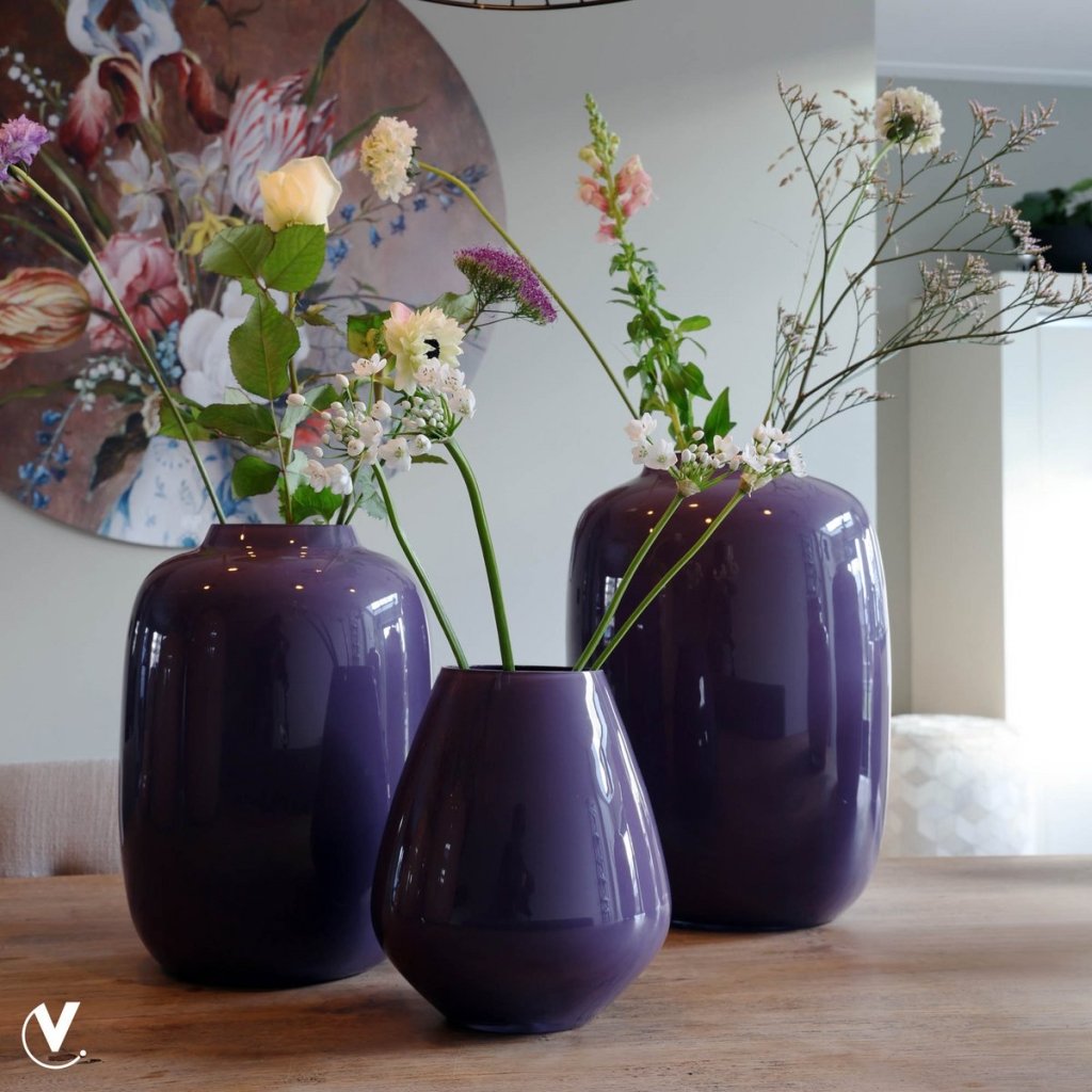 Artic purple Vase the World - mrshomeandgarden