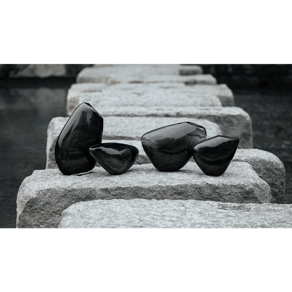 Hoge moderne vaas grijs - mrshomeandgarden