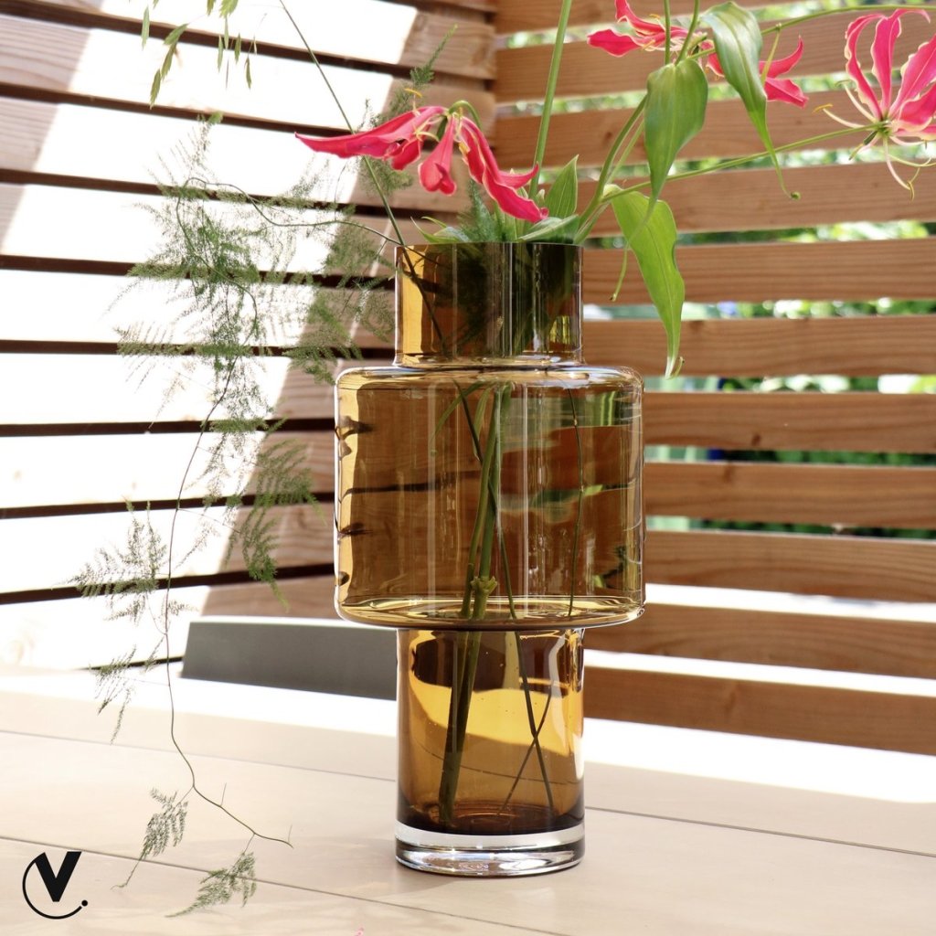Juba cognac Vase the World - mrshomeandgarden