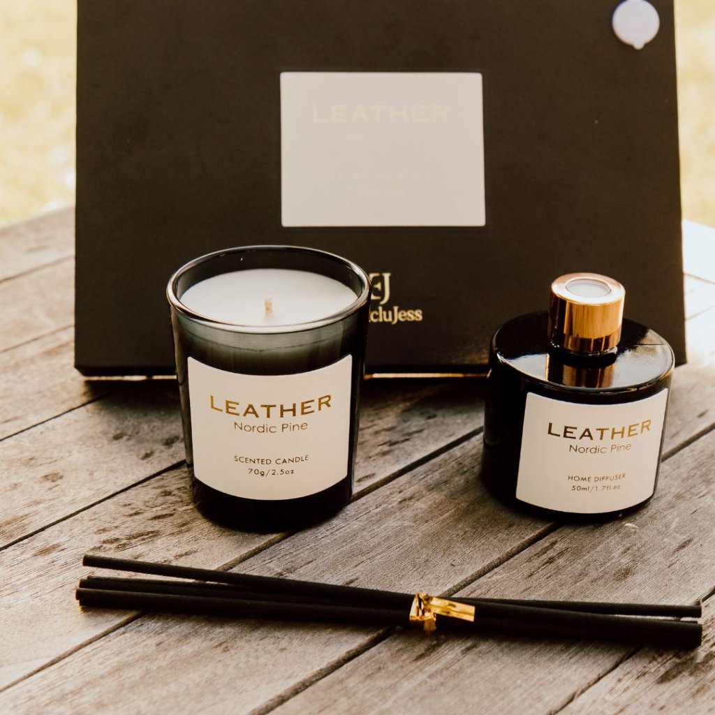 Leather Feel giftset Exclujess in 4 geuren - mrshomeandgarden