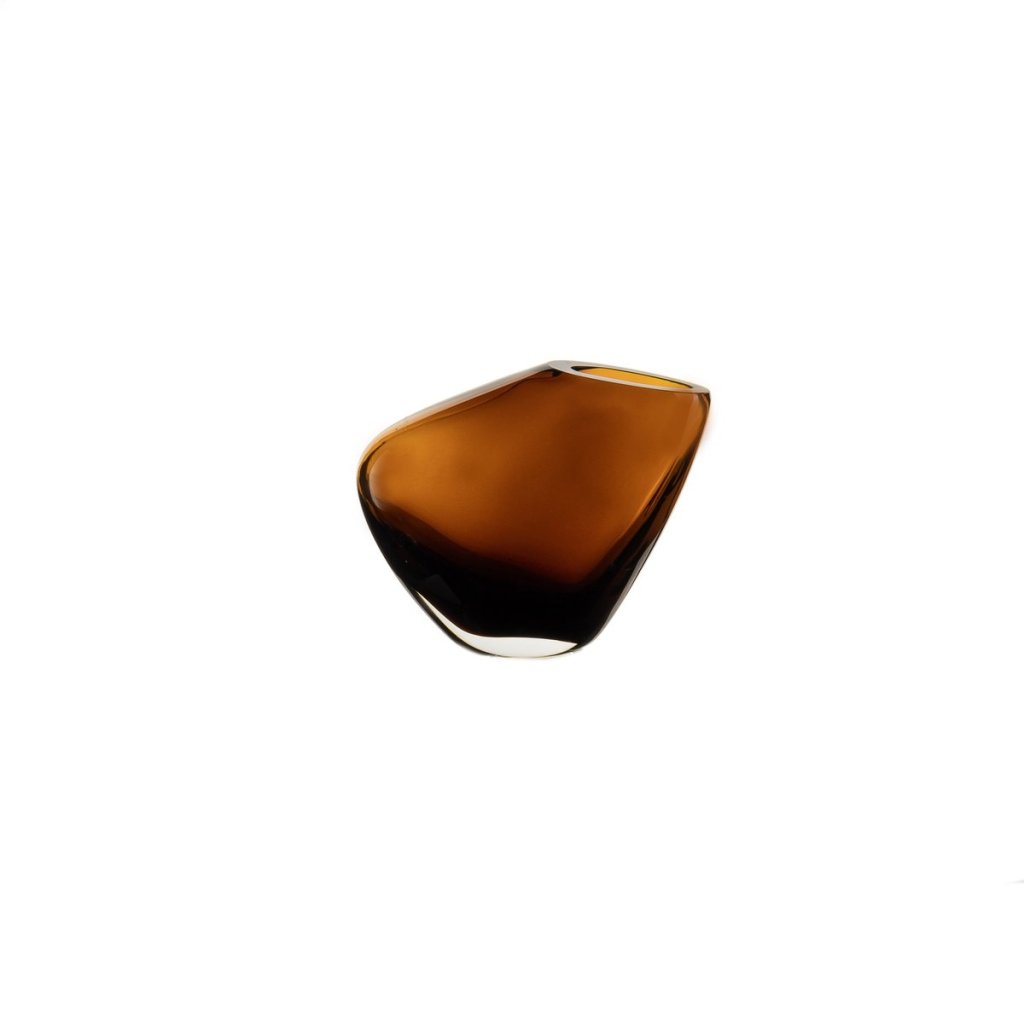 Moderne designvaas bruin - mrshomeandgarden
