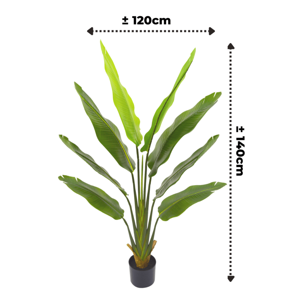 Strelitzia kunstplant 140 cm - mrshomeandgarden