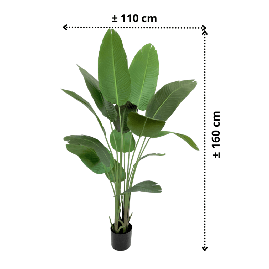 Strelitzia kunstplant 160 cm - mrshomeandgarden