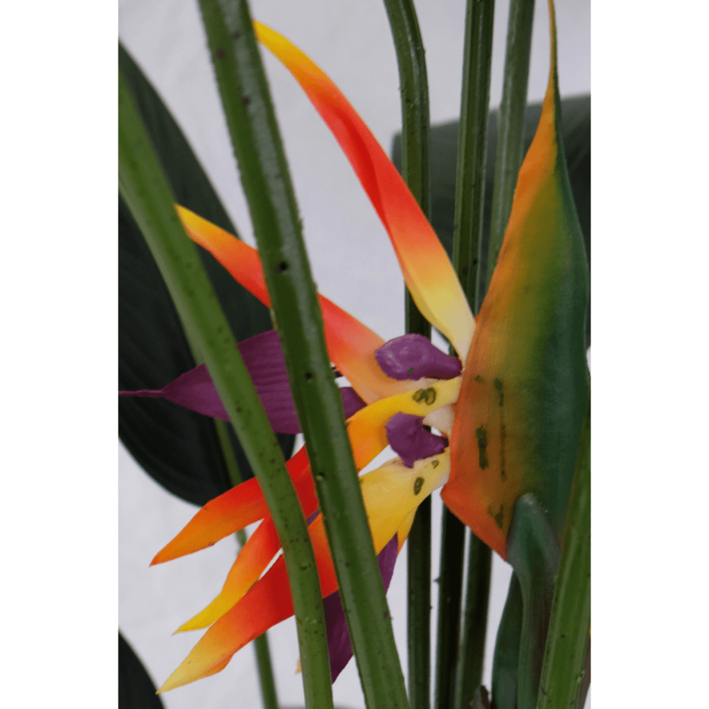 Strelitzia kunstplant met bloem 160 cm - mrshomeandgarden