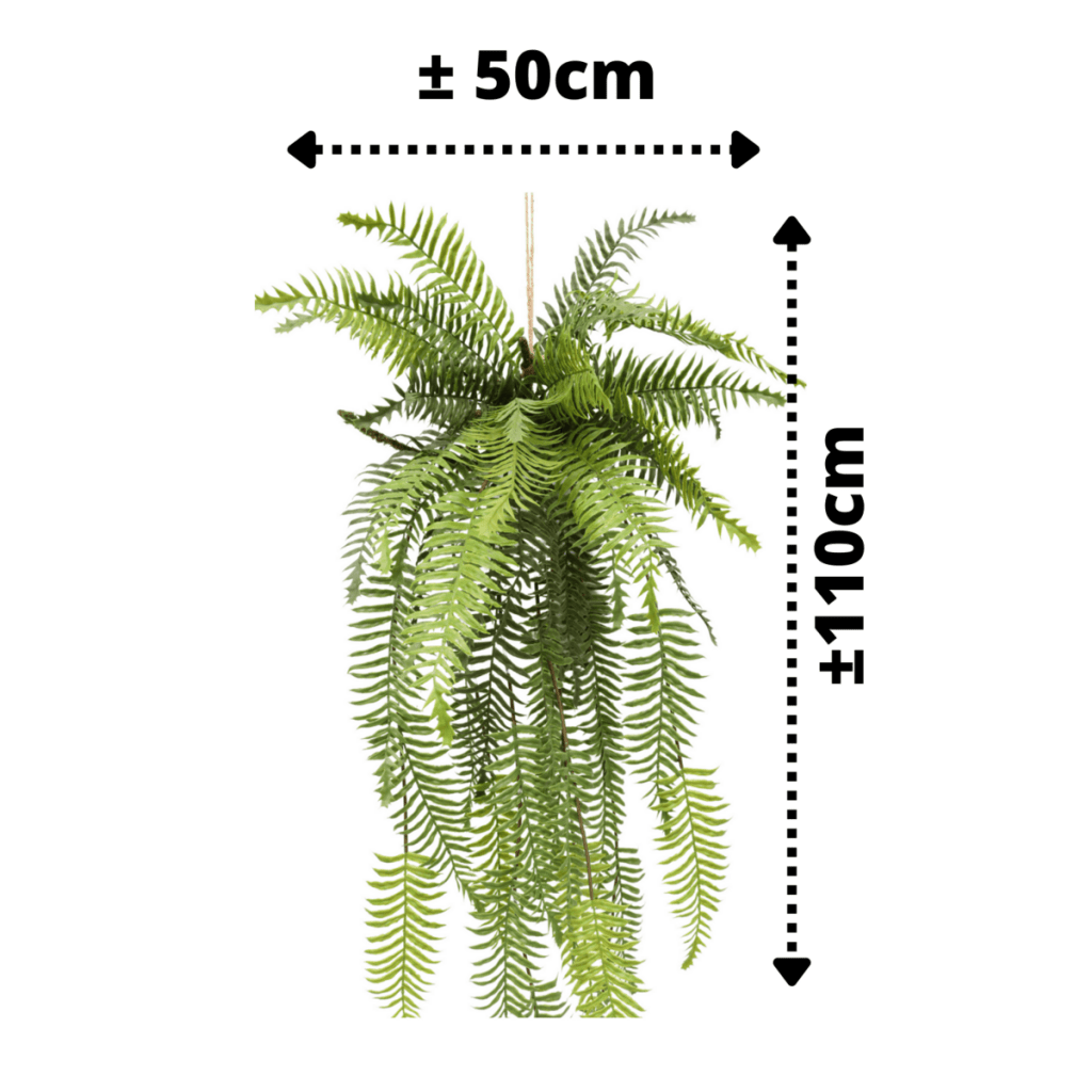 Varen hangplant kunst 110 cm - mrshomeandgarden