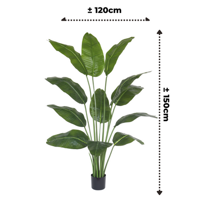 Bananenplant kunstplant 150 cm