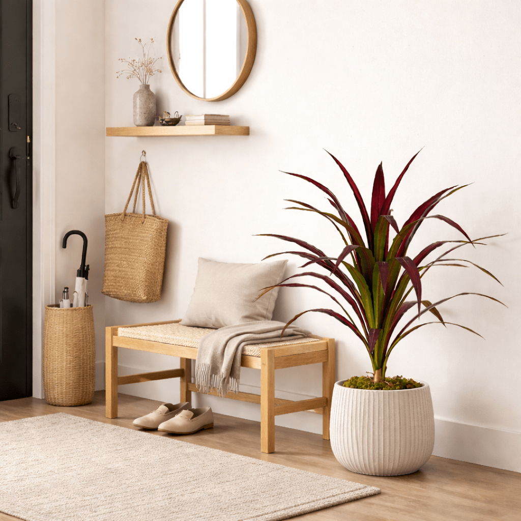 Bananenboom rood kunst Mica Decorations - mrshomeandgarden
