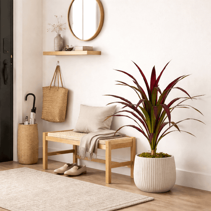 Bananenboom rood kunst Mica Decorations - mrshomeandgarden