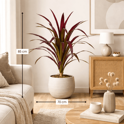 Bananenboom rood kunst Mica Decorations - mrshomeandgarden