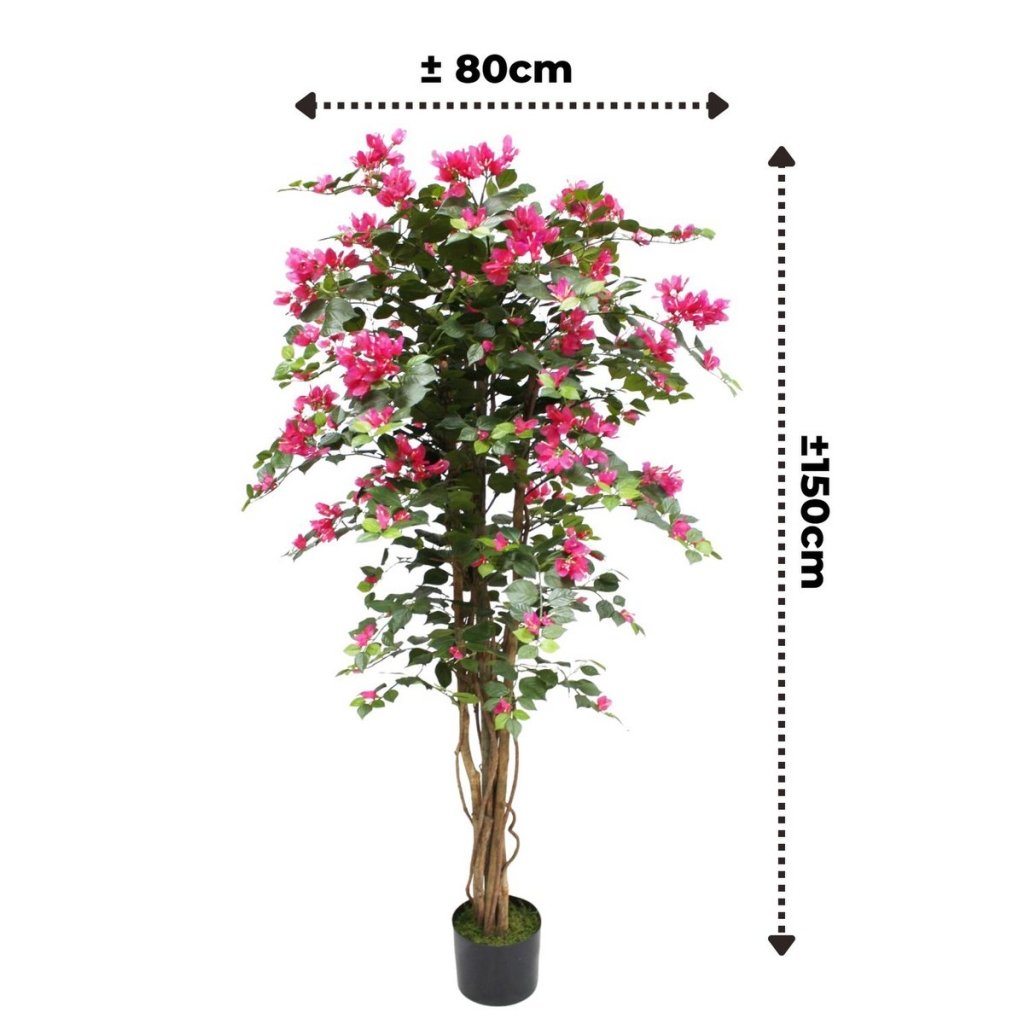 Bougainvillea Kunstplant 150cm - mrshomeandgarden