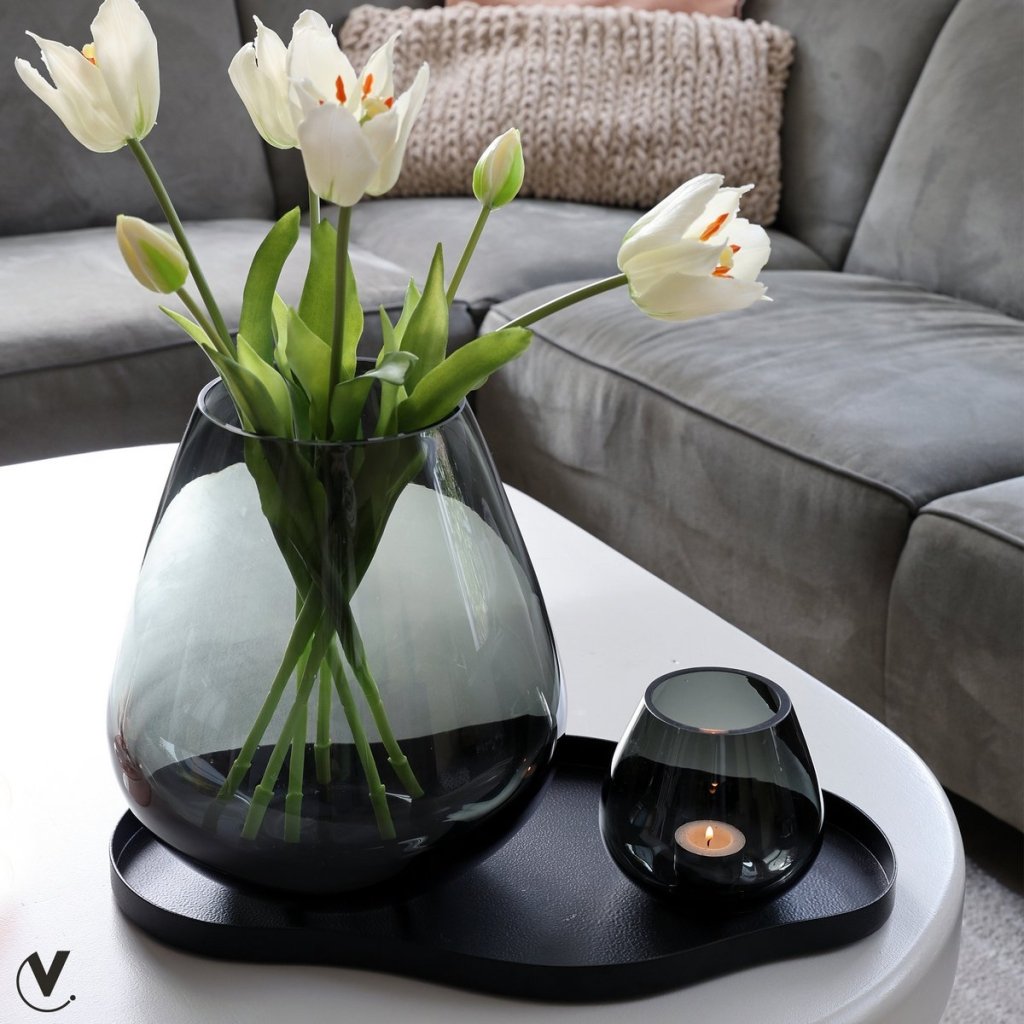 Dienblad Bauru black Vase the World - mrshomeandgarden