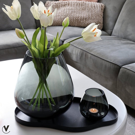 Dienblad Bauru black Vase the World - mrshomeandgarden