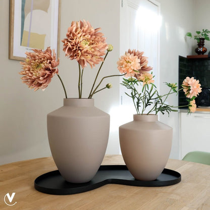 Dienblad Villeta black Vase the World - mrshomeandgarden