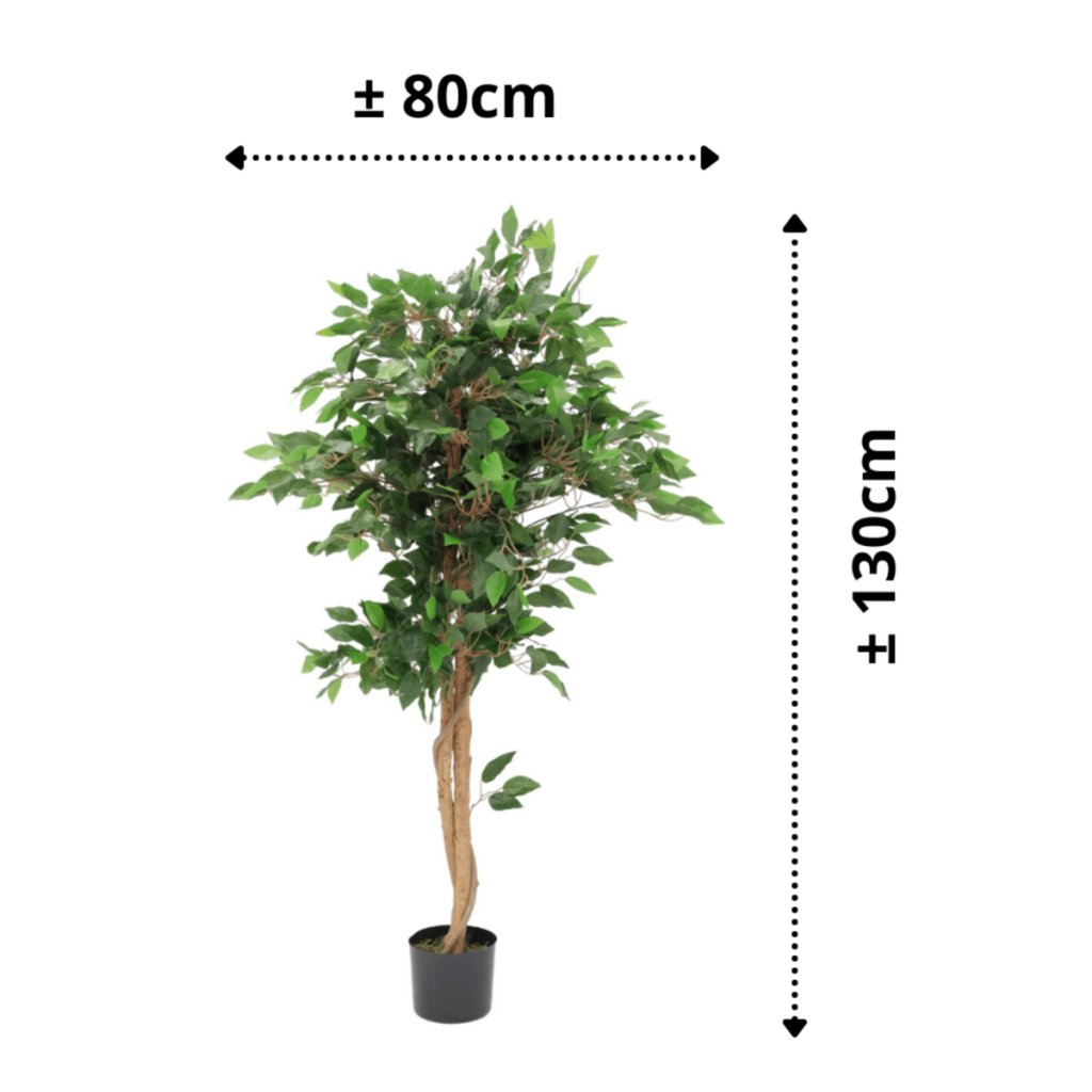 Ficus kunstboom 130 cm - mrshomeandgarden