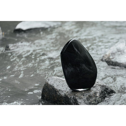 Hoge moderne vaas grijs - mrshomeandgarden