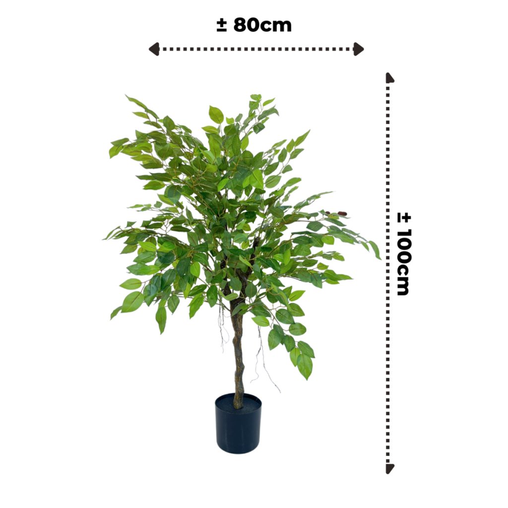 Kunstboom Ficus 100 cm - mrshomeandgarden