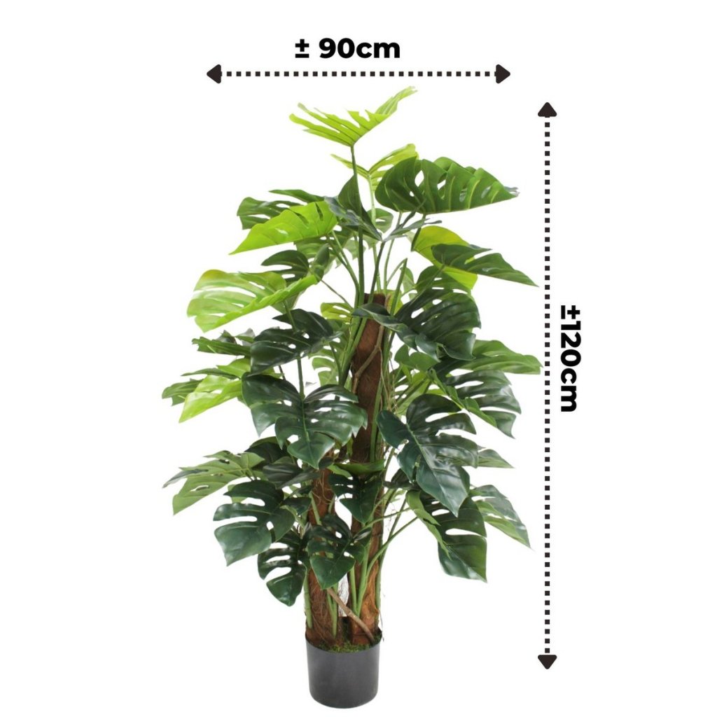 Kunstplant Monstera 120 cm - mrshomeandgarden