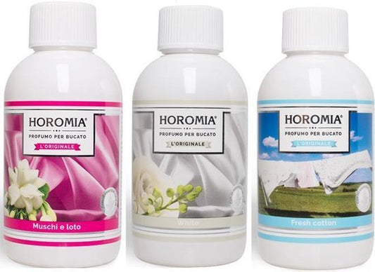 Set van 3 geuren Horomia wasparfum 250 ml frisse geuren - mrshomeandgarden