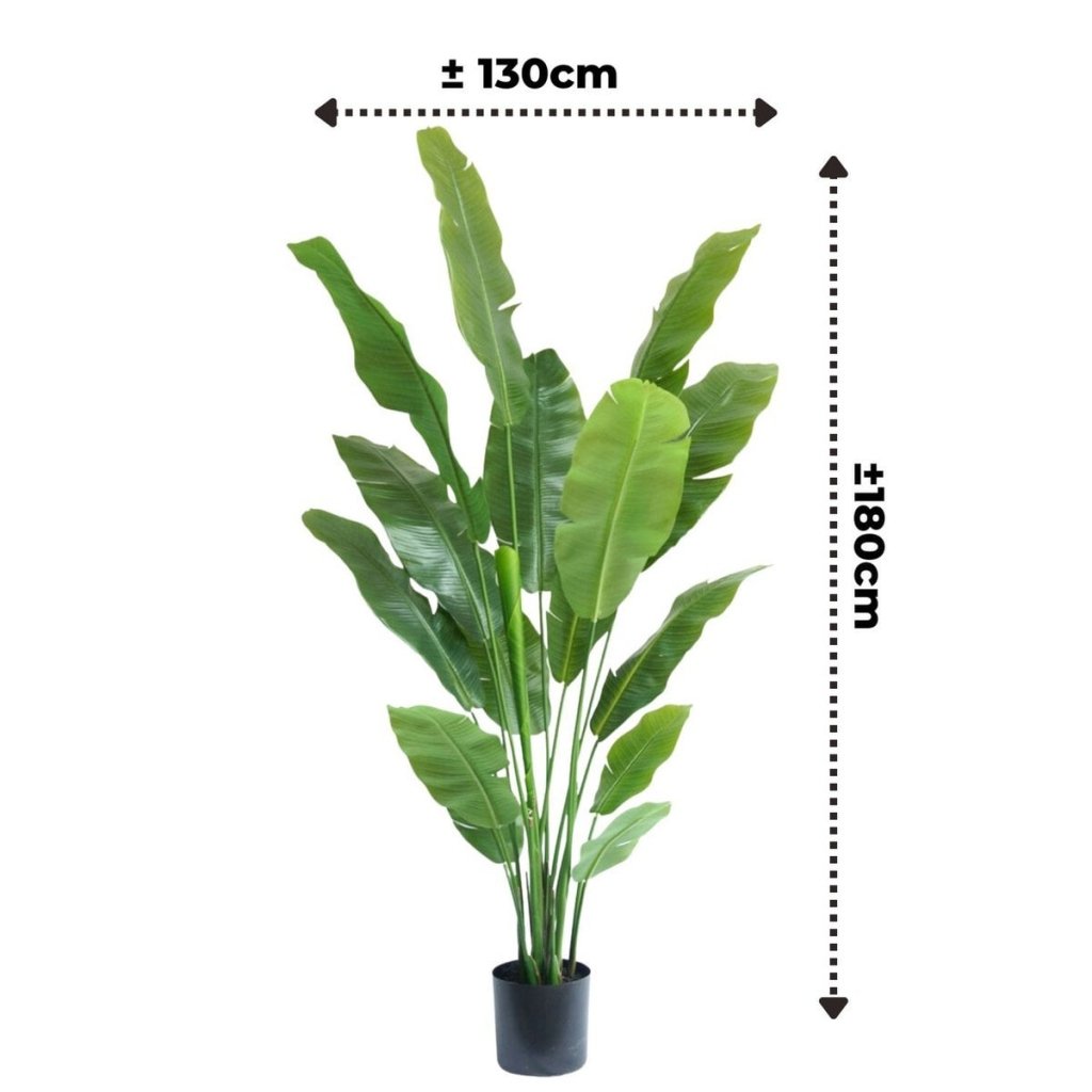 Strelitzia kunstplant 180 cm Deluxe - mrshomeandgarden
