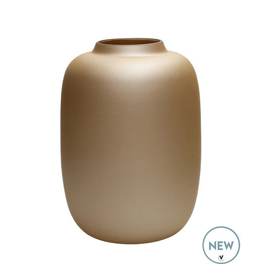 Vaas Artic matte gold Vase the World - mrshomeandgarden