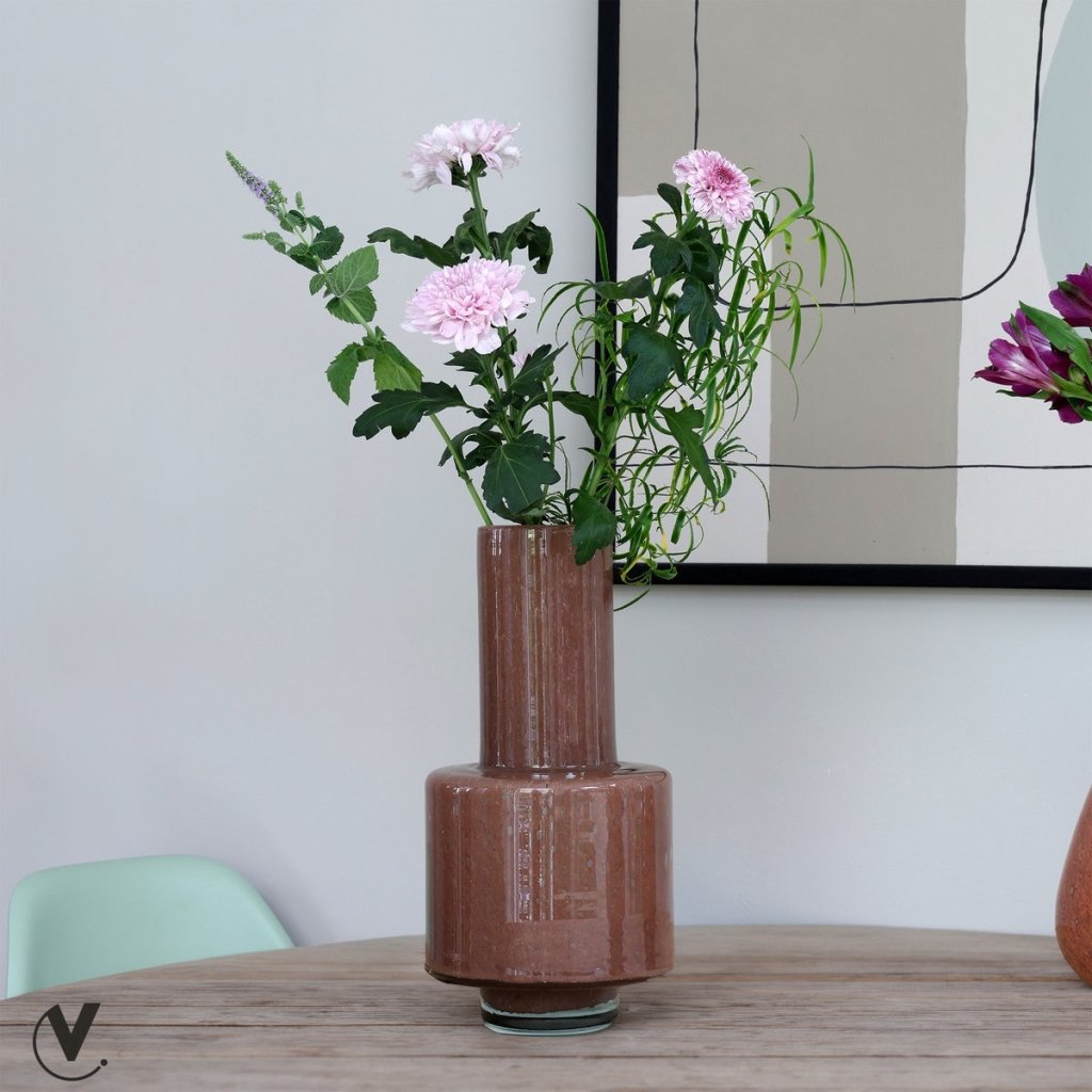 Vaas Volta Elite brown Vase the World - mrshomeandgarden