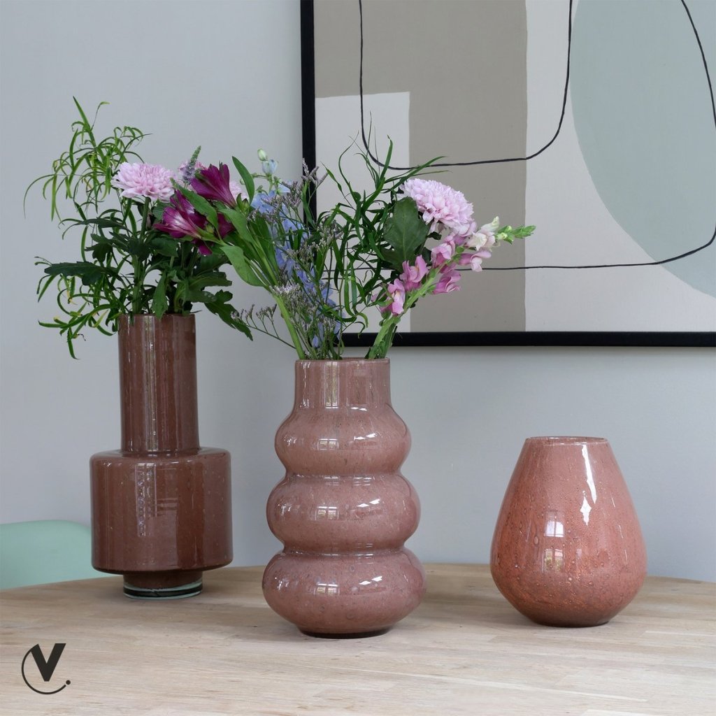 Vaas Volta Elite brown Vase the World - mrshomeandgarden