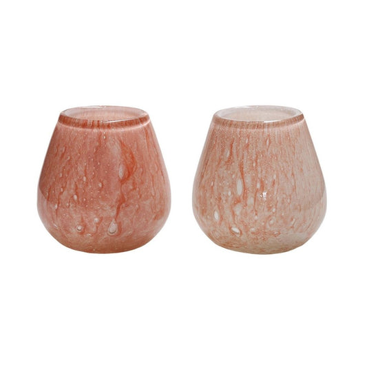Waxinelichthouder Tasman Elite XS pink (set van 2 stuks) - mrshomeandgarden