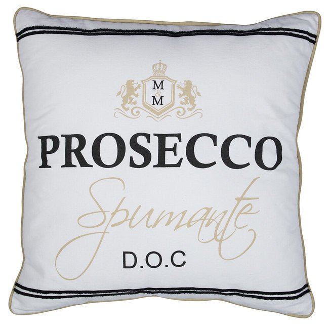 Kussen Prosecco vierkant - mrshomeandgarden